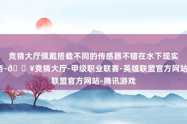 竞猜大厅佩戴搭载不同的传感器不错在水下现实不同的任务-🔥竞猜大厅-甲级职业联赛-英雄联盟官方网站-腾讯游戏